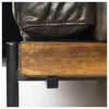 Colburne Sofa - Genuine Leather & Solid Mango Wood