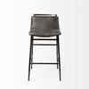 Kavalan Counter + Bar Stool - Ebony Leather Seat