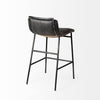 Kavalan Counter + Bar Stool - Ebony Leather Seat