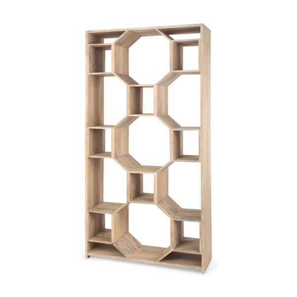 Traro Shelving - Blonde Wood Finish