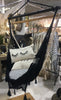 Boho Crocheted Chair Hammock - Black - Indaba - 2