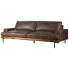 Colburne Sofa - Genuine Leather & Solid Mango Wood