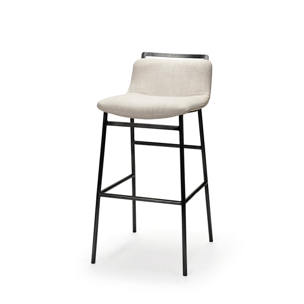 Kavalan Counter + Bar Stool - Beige Fabric Seat