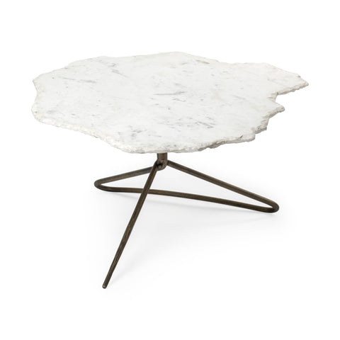 Pinera Coffee Table- White Marble