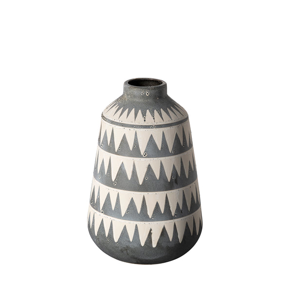 Delaney Gray Ceramic Vase - Large
