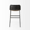 Kavalan Counter + Bar Stool - Ebony Leather Seat