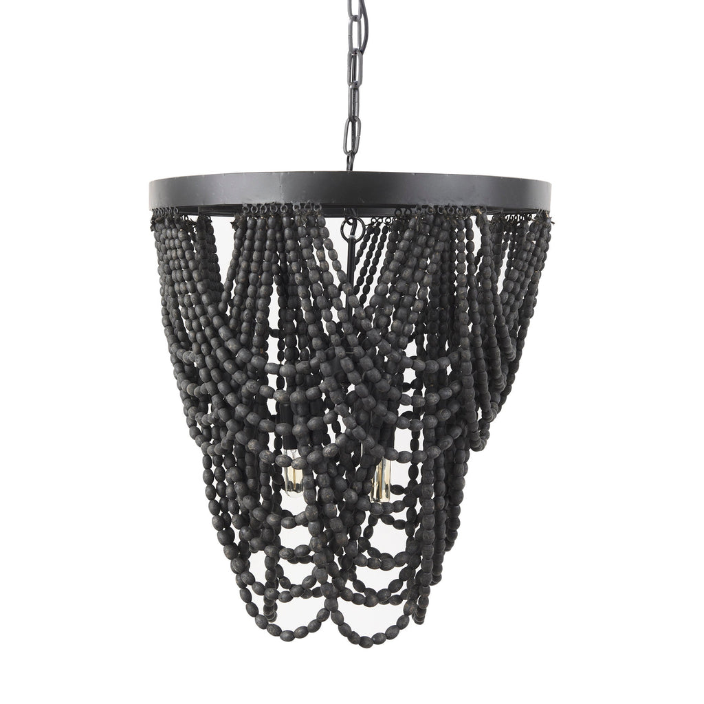 Pendra Bohemian Style Chandelier- Black